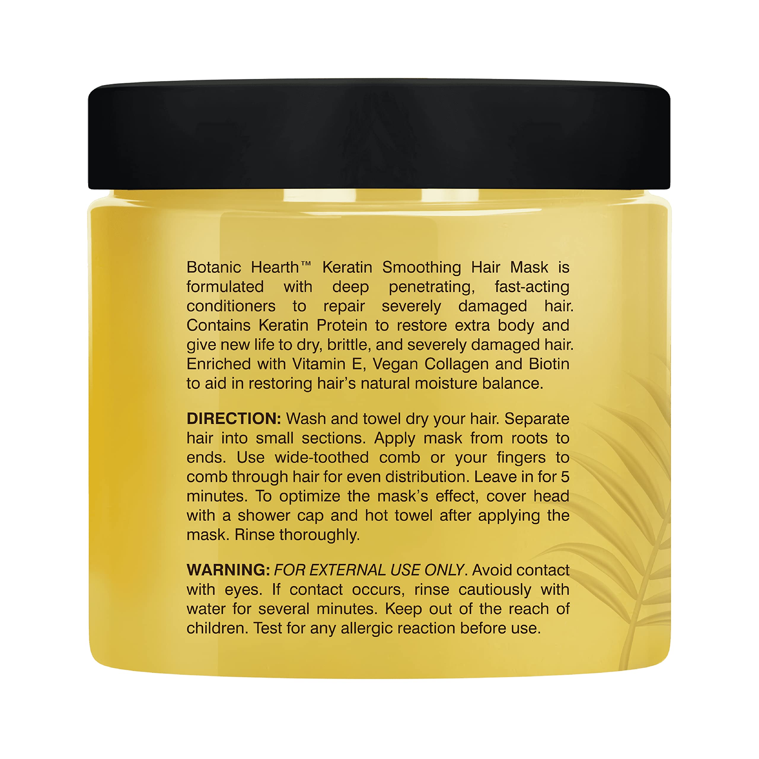 Botanic Hearth jar held by hand proving 16 oz generous size