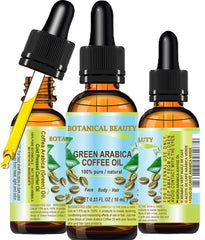 Botanical Beauty front bottle showing packaging and purity benefits