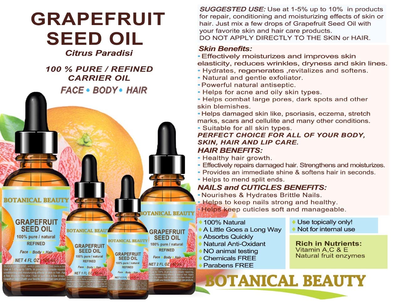 Botanical Beauty oil applied to hair ends adding visible smoothness and shine