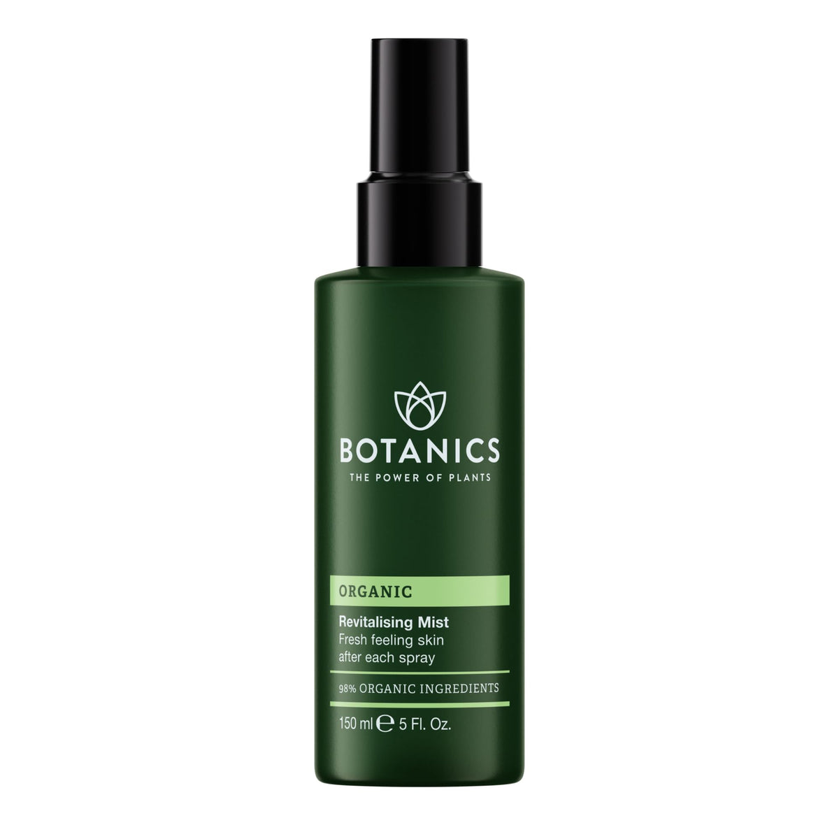 Botanics front packaging showing hydrating face mist for quick refresh