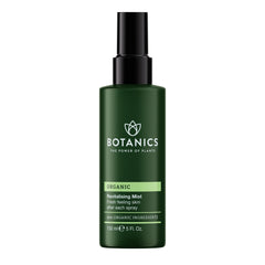 Botanics front packaging showing hydrating face mist for quick refresh