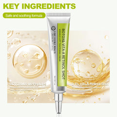 Generic Botoxmix cream on hand demonstrating lightweight spread and hydration