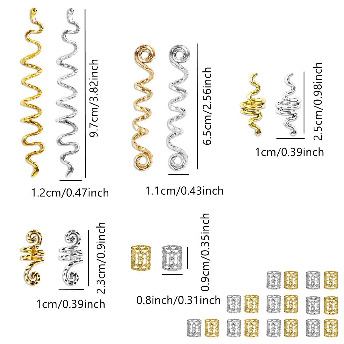 BOYIVI accessories on braids in use adding polished, visible accents