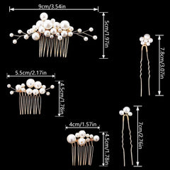 BOYIVI comb secured in bridal updo demonstrating stable all-day hold