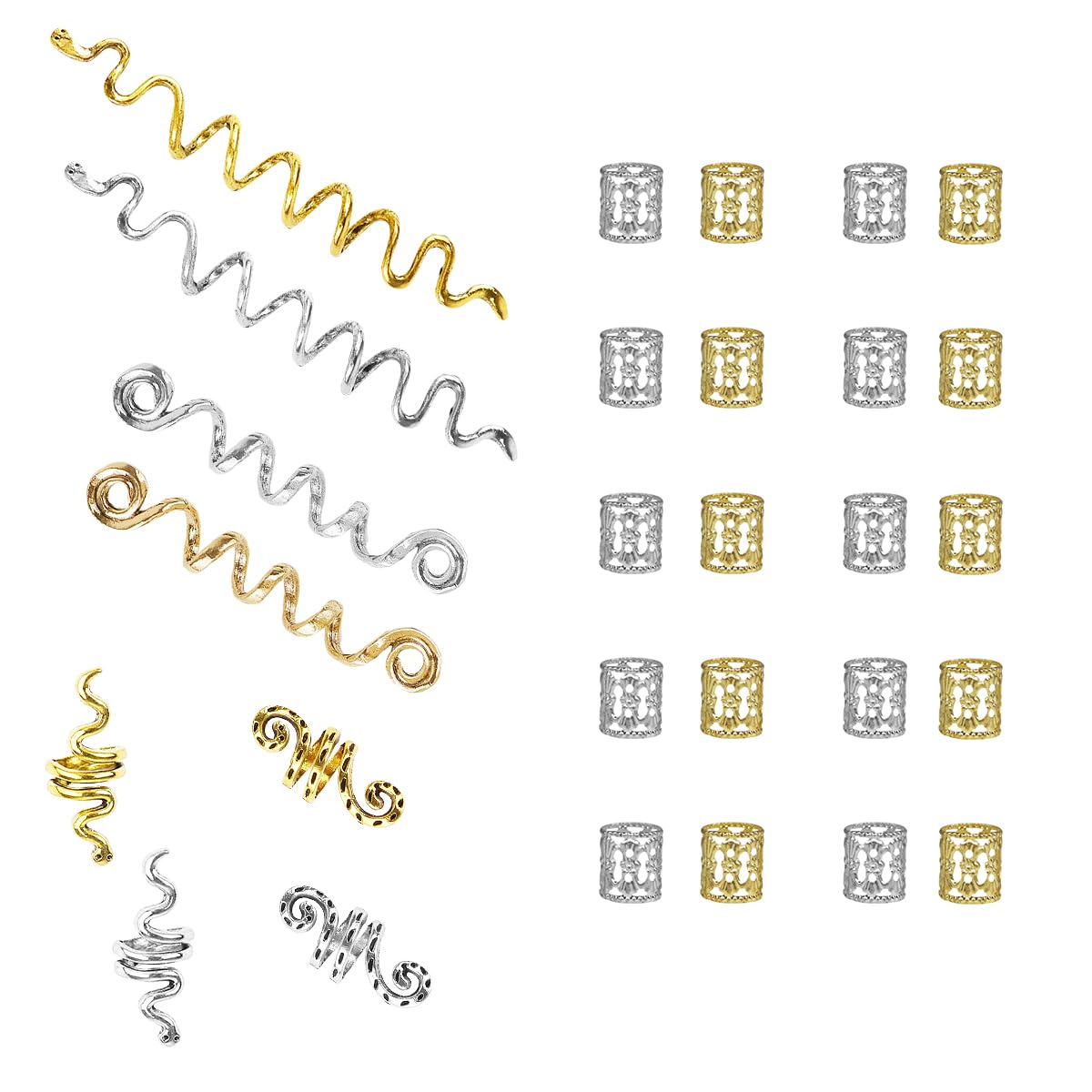 BOYIVI front packaging showing full 28-piece accessory set for styling