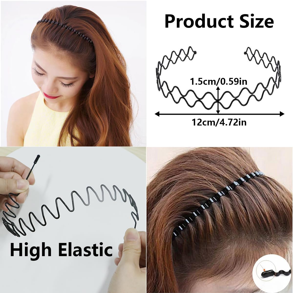 BOYIVI headband worn during workout keeping hair away and improving focus