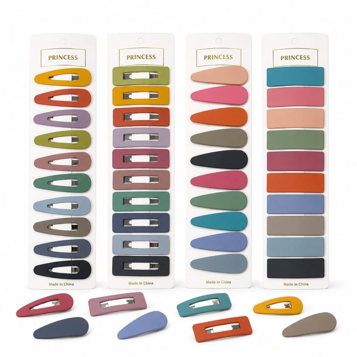 bphne front packaging showing 40 matte clips and organized assortment benefit easy selection