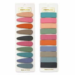 B.PHNE front view of full matte snap clip set showing color variety and packaging benefit