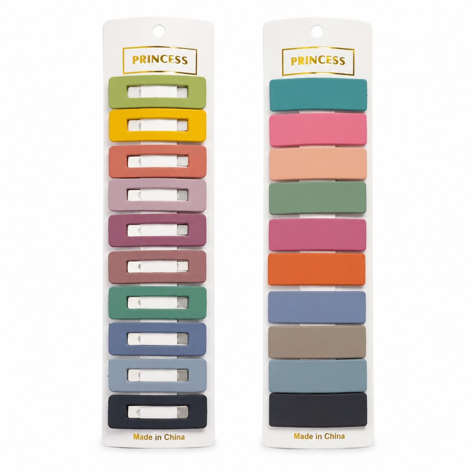 B.PHNE front packaging showing 20 matte non-slip snap clips and variety