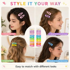 B.PHNE clip securing bangs nicely, keeping hair tidy and crease-free
