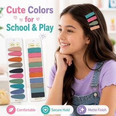 B.PHNE assorted teardrop and rectangle clips highlighting versatile styling benefit