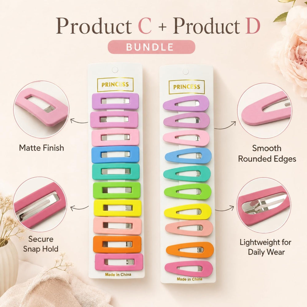 B.PHNE clips arranged in gift box, ready-to-give accessory present