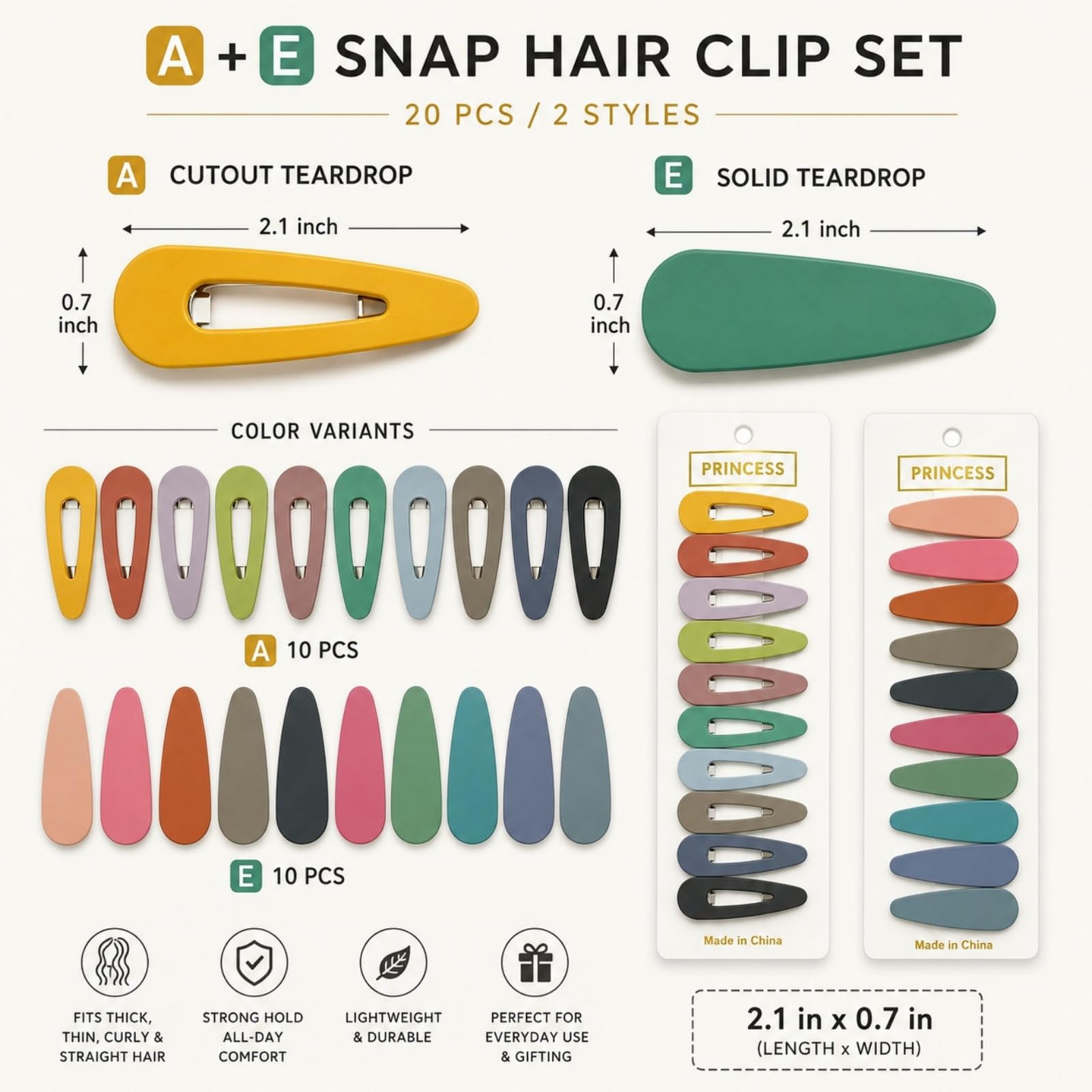 B.PHNE teardrop clip close-up highlighting matte texture and smooth rounded edges for comfort