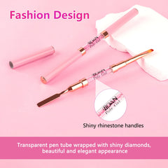 BQAN nylon brush bristles close-up for precise smoothing and shaping