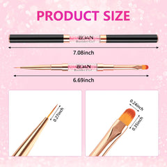 BQAN close-up of nylon bristles highlighting precise tips and durable construction