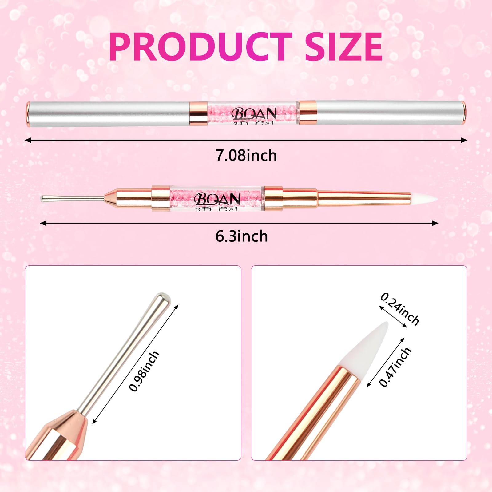 BQAN close-up of silicone tip texture for smooth sculpting and controlled shaping