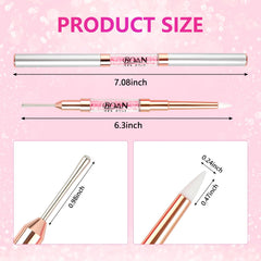 BQAN close-up of silicone tip texture for smooth sculpting and controlled shaping