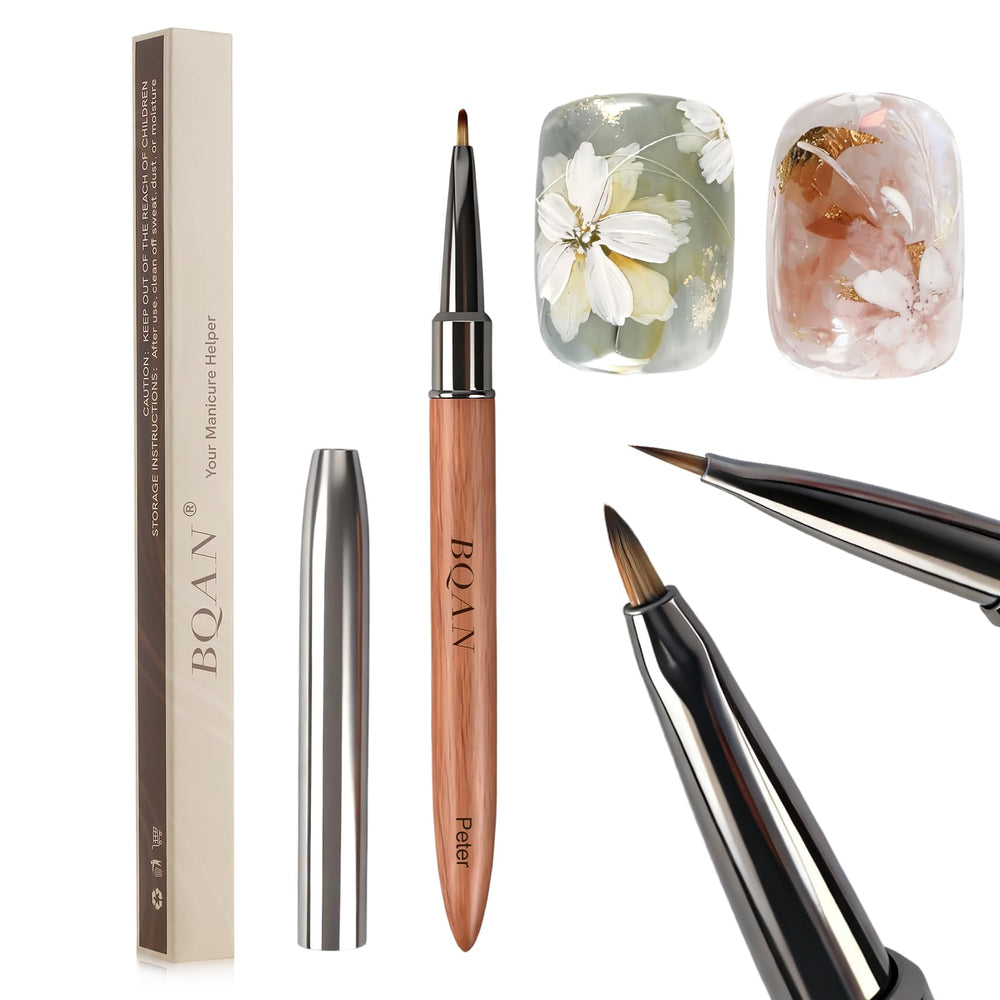 BQAN daisy pen front view showing full brush and tip benefit precision
