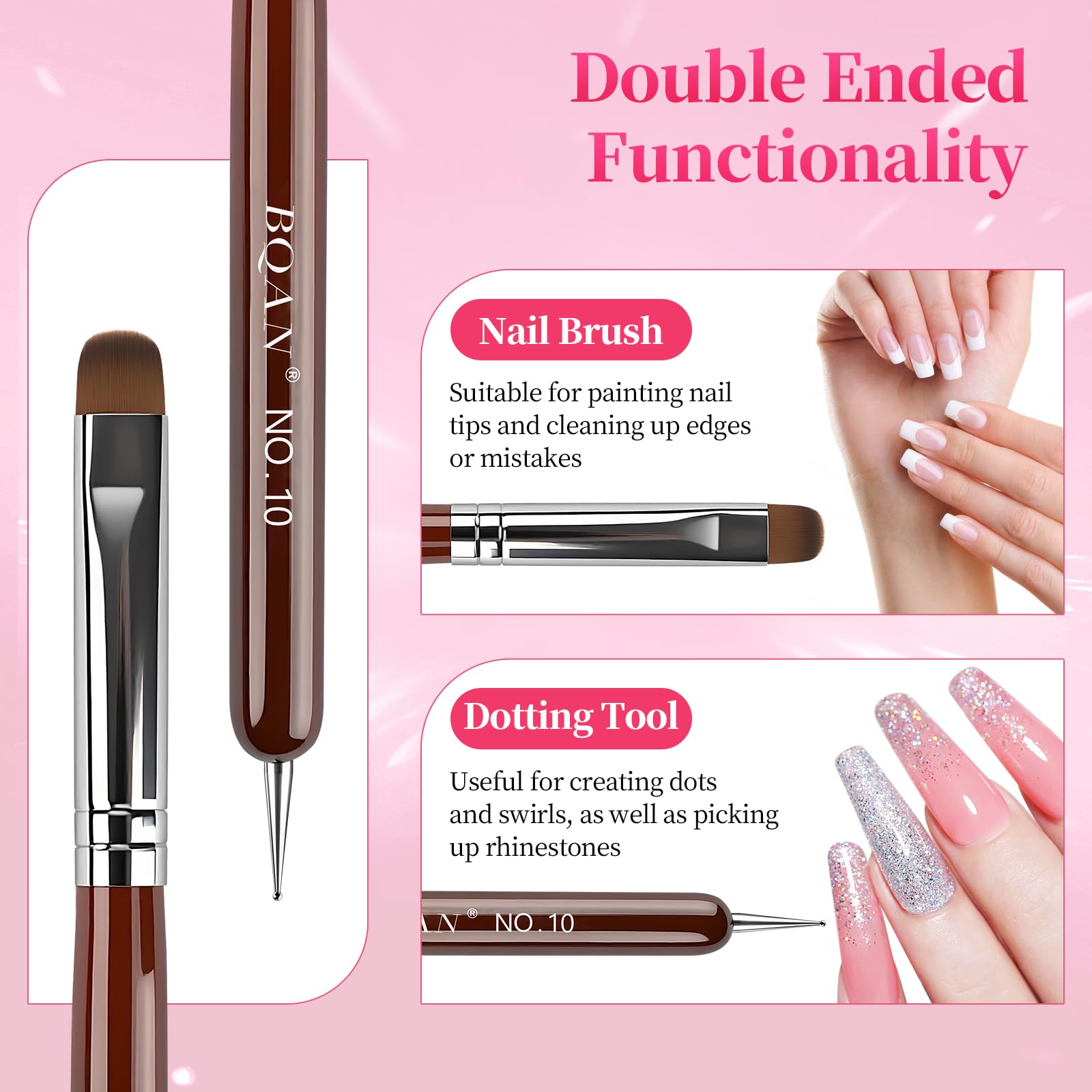 BQAN dotting tip detail showing precision for dots and rhinestone placement benefit