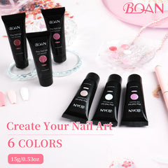 BQAN lifestyle at-home manicure scene showing user applying gel for convenient DIY salon results