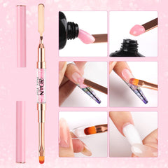BQAN stainless steel picker tip close-up for accurate gel placement