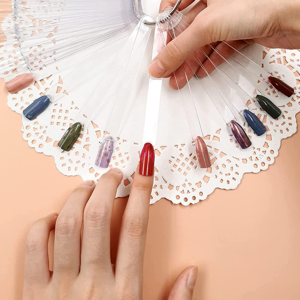 BQAN salon display of swatch collection for professional presentation benefit