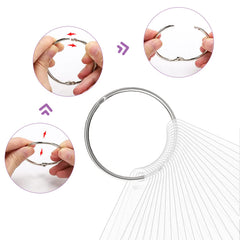 BQAN swatch sticks on metal ring for secure transport benefit