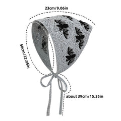 BQSAZHYJ flatlay of triangle cotton bandana shows shape and versatility