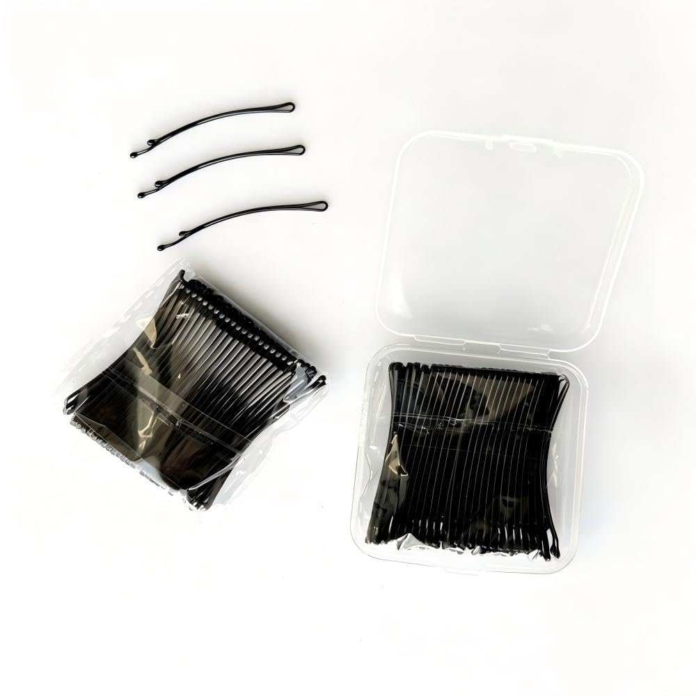 BQUFQ front packaging box showing 100 pins and compact storage benefit