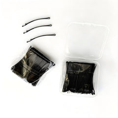 BQUFQ front packaging box showing 100 pins and compact storage benefit