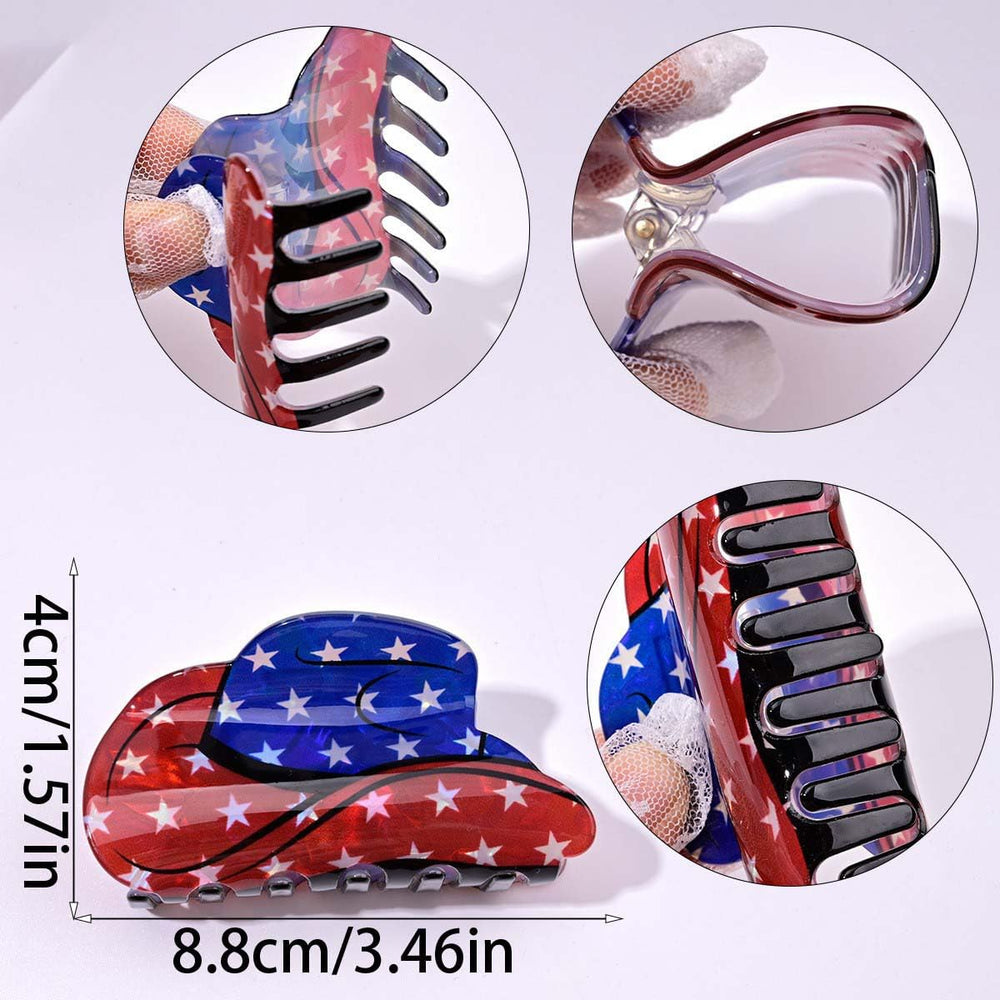 BQZQPAMZ hair clip in ponytail showing styling and secure hold