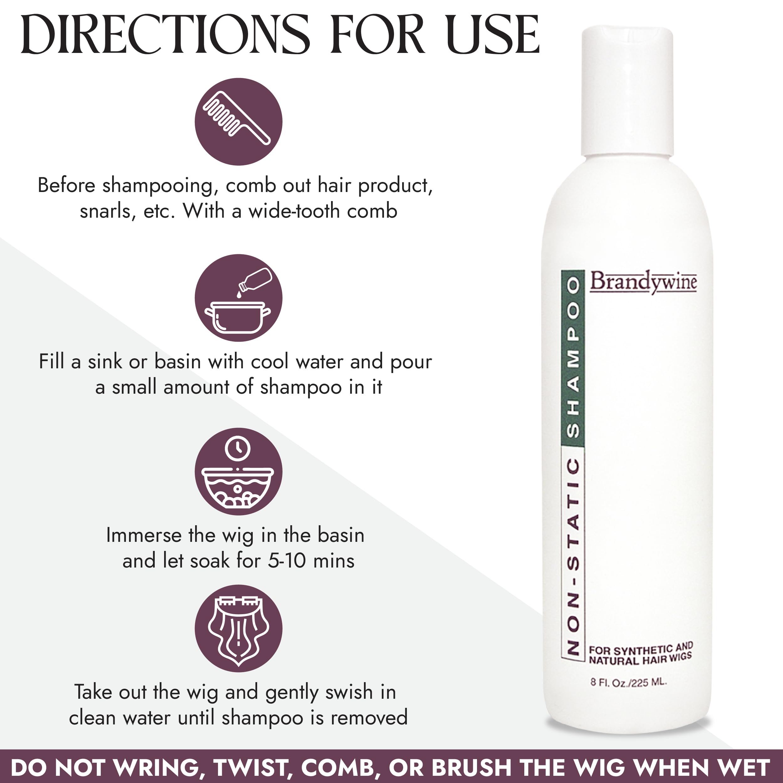 Brandywine bottle inside travel pouch demonstrating portability and on-the-go care