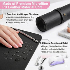 BRAVIKERLY non-slip backing detail keeping tools steady and secure