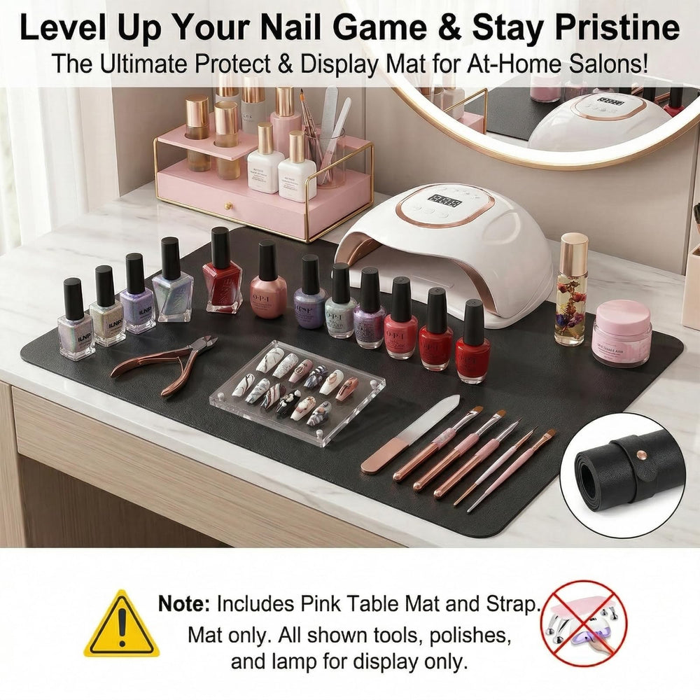 BRAVIKERLY size comparison with nail tools showing generous workspace