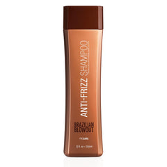 Brazilian Blowout shampoo foam texture close-up showing gentle lather and effective cleansing