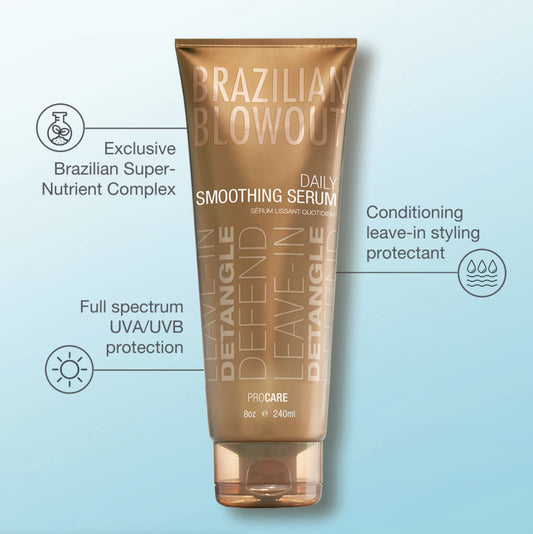 BRAZILIAN BLOWOUT pump close-up showing serum texture and easy dosing benefit