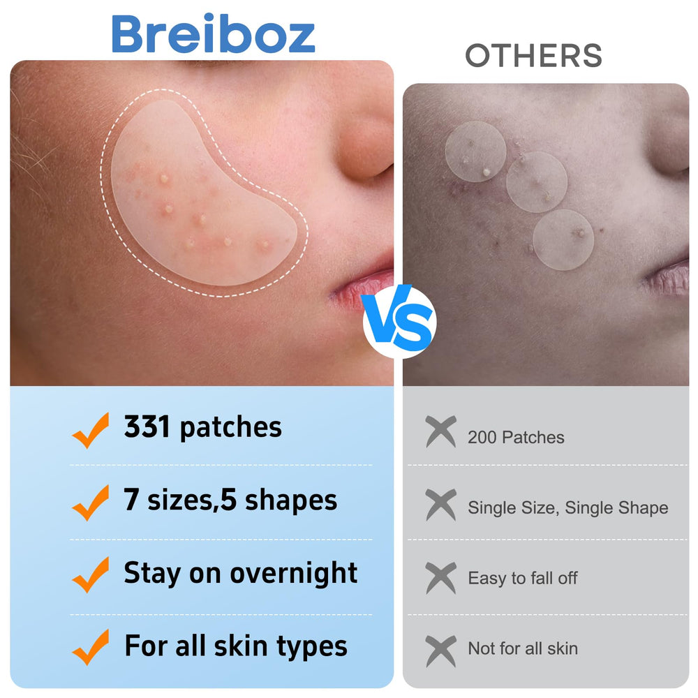 breiboz close-up hydrocolloid texture highlighting absorbent thin pad benefit