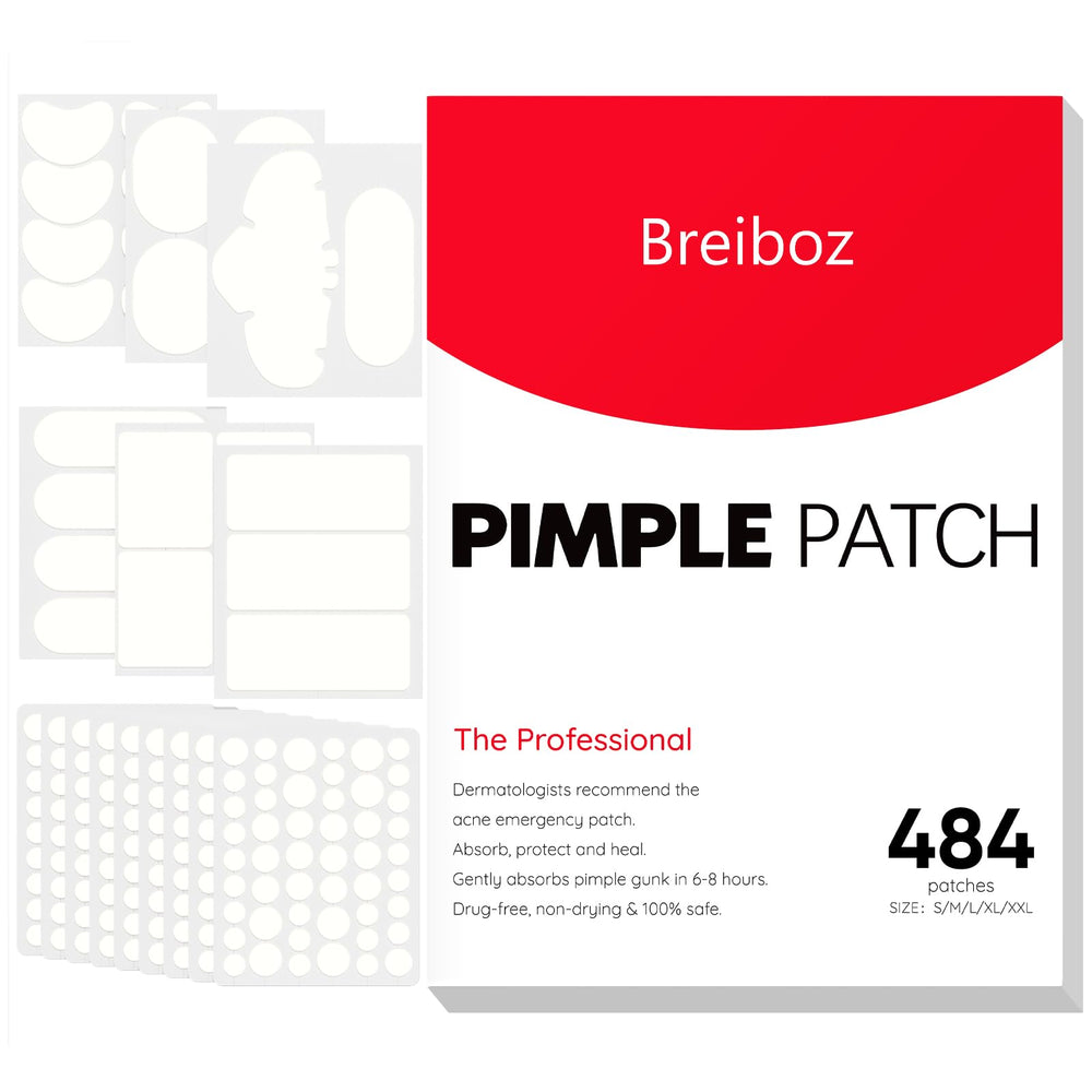 breiboz front packaging displaying 484 patches and product benefits