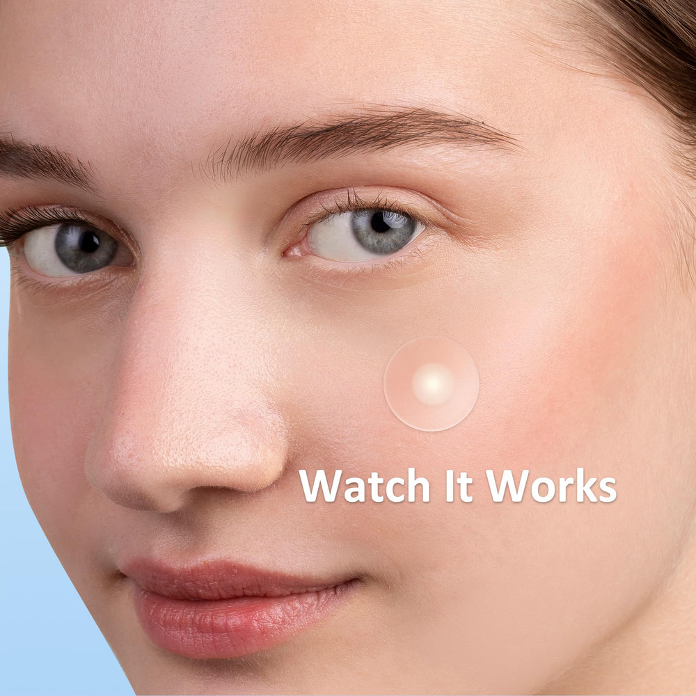 breiboz patch applied on cheek offering invisible daytime protection