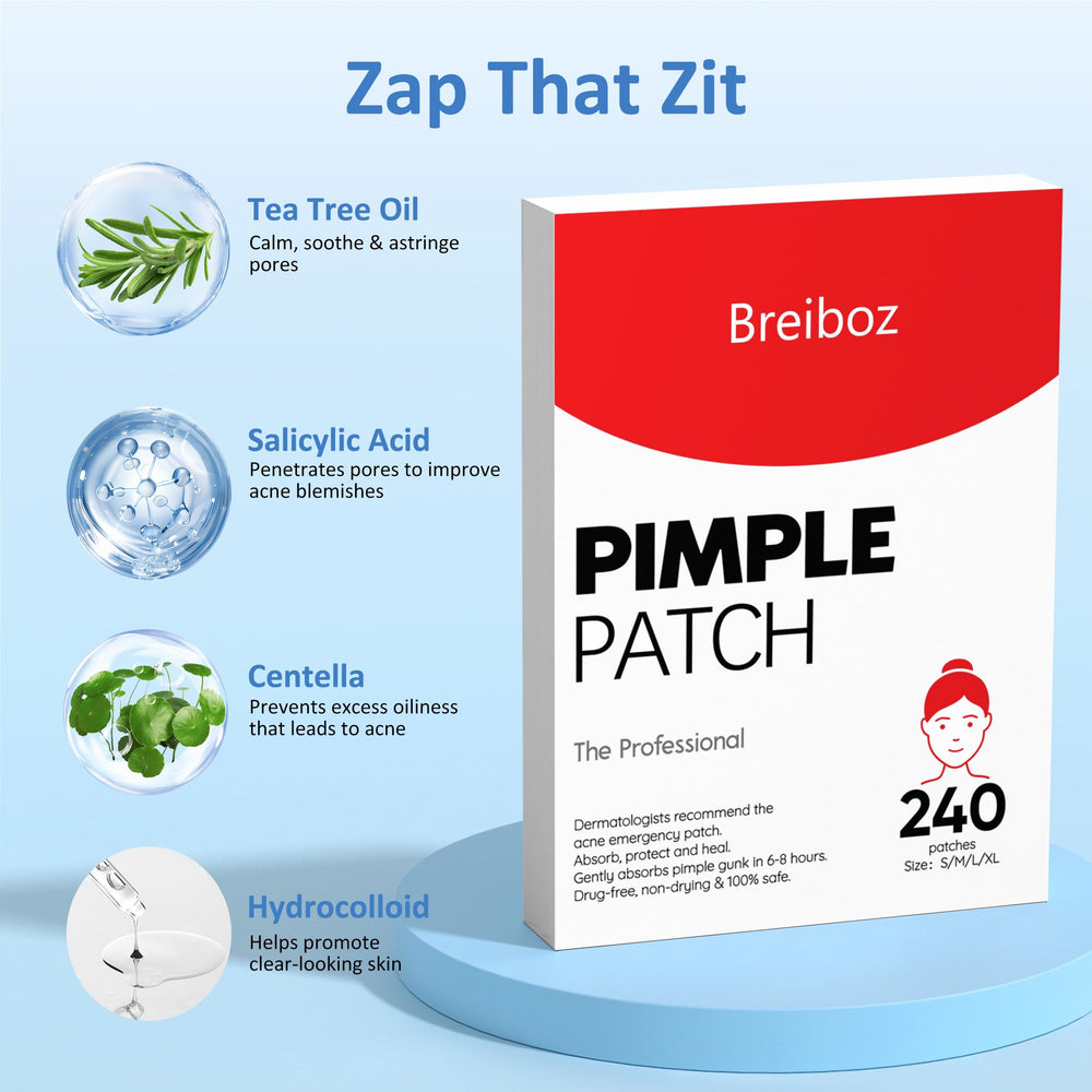 breiboz nose-shaped patches fitting flush and reducing irritation