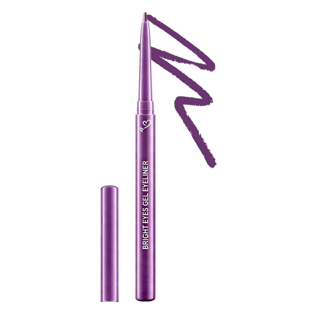 Brenqe front packaging showing prune purple pencil and clear brand view benefit precise storage