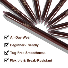 Brenqe plum pencil smudged smoky look illustrating blendable versatility