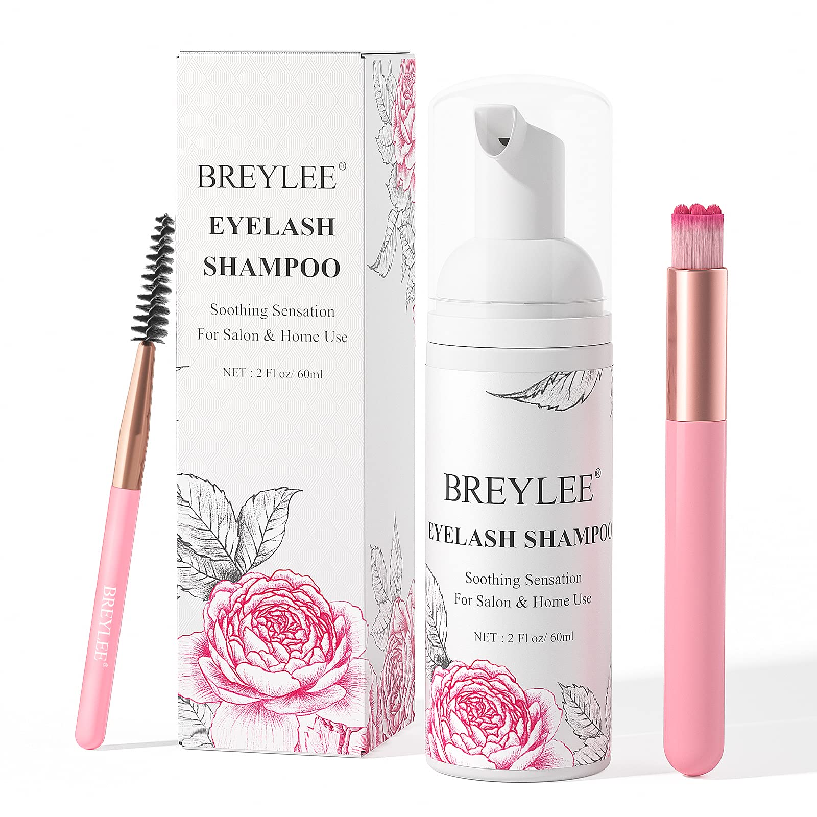 BREYLEE front packaging bottle showing 60ml and kit benefit