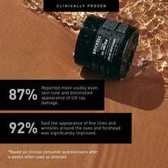 Brickell cream on hand demonstration showing smooth application benefit