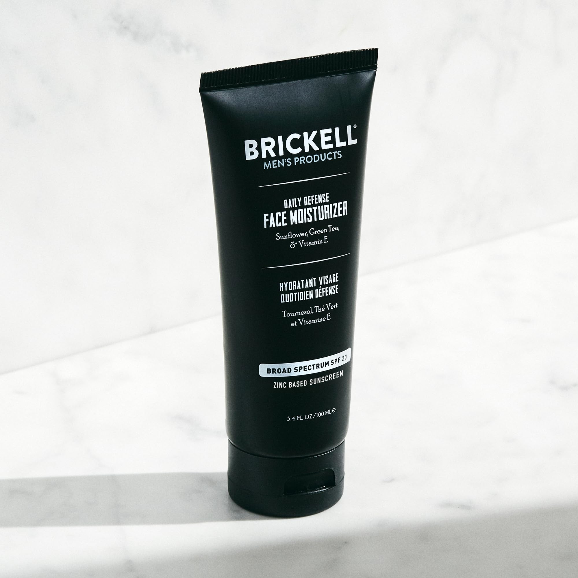 Brickell Men’s Products texture close-up demonstrating lightweight, fast-absorbing lotion