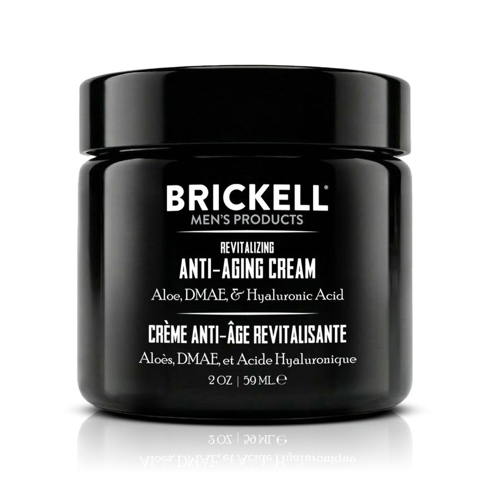 Brickell front packaging 2 oz showing product and brand benefit