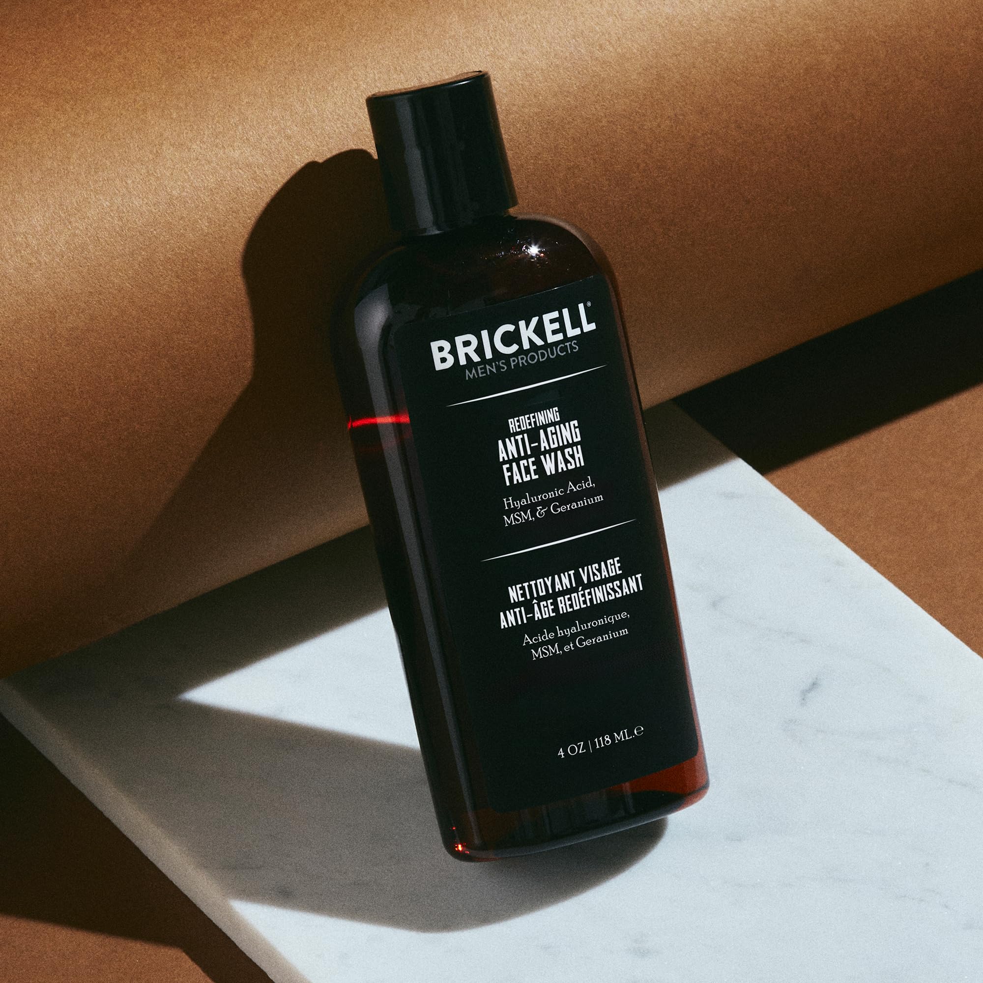 Brickell Men's Products pump dispensing foam for easy daily use