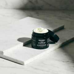 Brickell Men's Products ingredient display with hyaluronic acid and retinol benefits