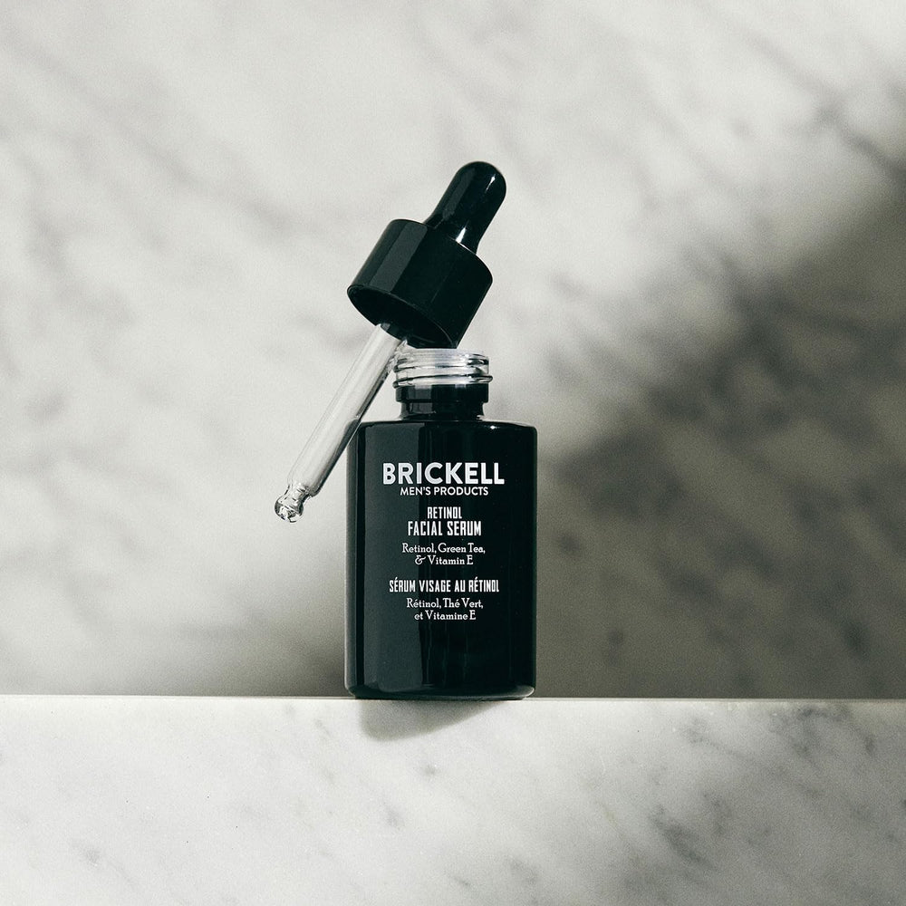 Brickell Men’s Products creamy-serum texture close-up for smooth absorption benefit