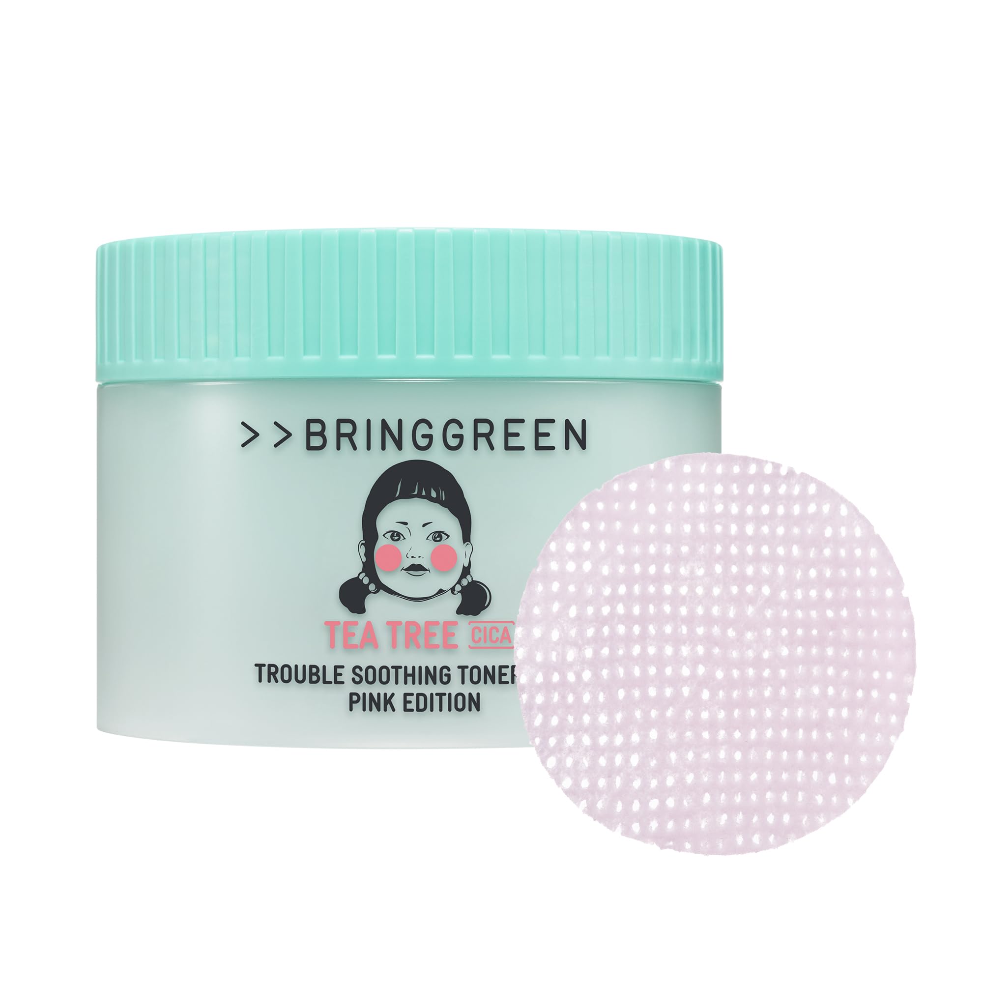 BRING GREEN front packaging showing 90-count pads and product benefits